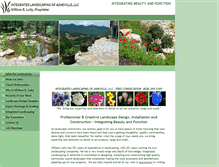 Tablet Screenshot of integratedlandscapingofasheville.com